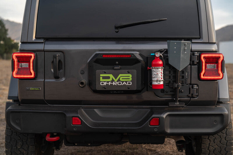 DV8 Offroad 2018-2025 Jeep Wrangler JL Tailgate Reinforcement Molle Panel Exterior Trim DV8 Offroad
