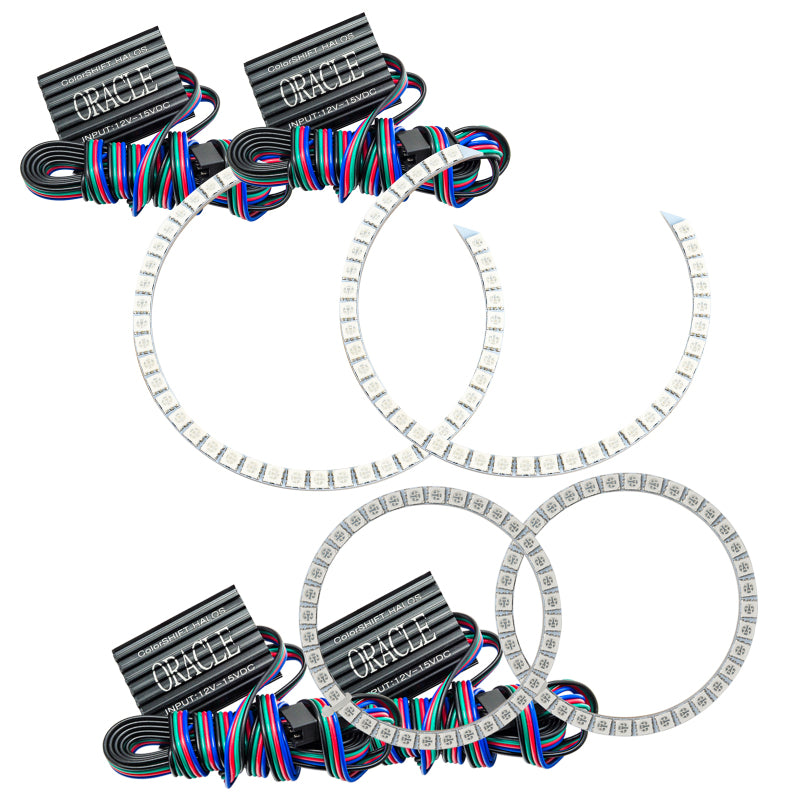 Oracle Mercedes Benz C-Class 08-11 Halo Kit - ColorSHIFT w/o Controller Headlights ORACLE Lighting