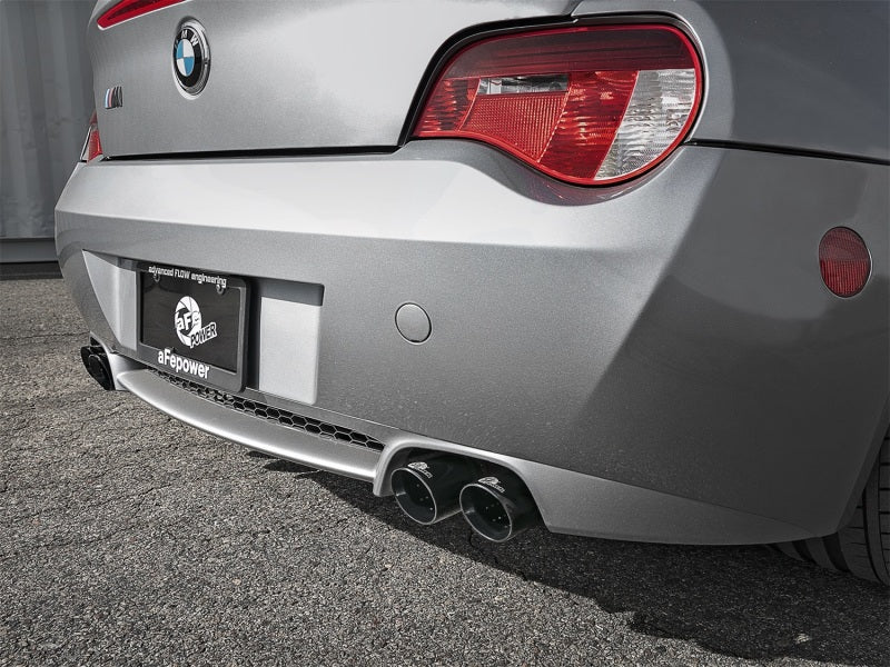 aFe MACH Force-Xp 2-1/2in 304 SS Cat-Back Exhaust w/ Black Tips 05-08 BMW Z4 M Coupe (E86) L6 3.2L Catback aFe