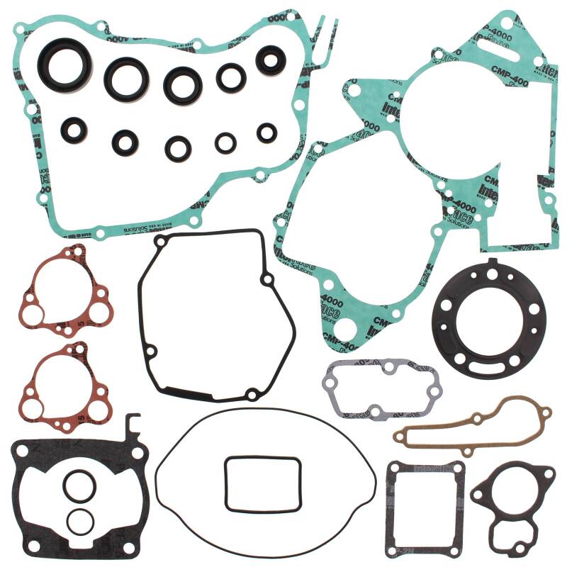 Vertex Gaskets 1987 Honda CR125R Complete Gasket Kit w/ Oil Seals Engine Hardware Vertex Pistons