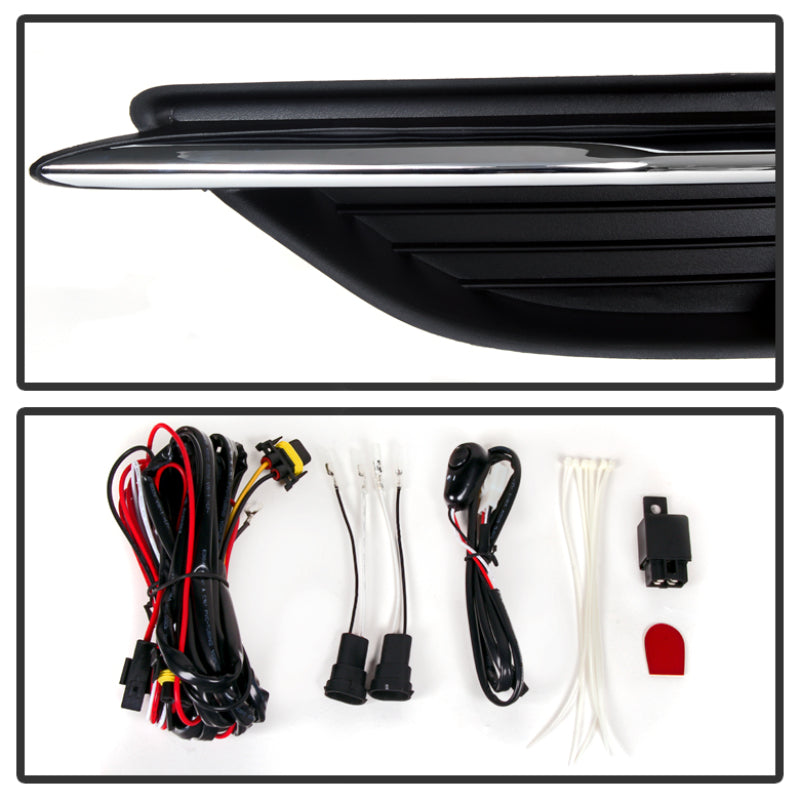 Spyder Chrysler 200 2011-2014 OEM Fog Light W/Universal Switch- Clear FL-C20011-C Fog Lights SPYDER