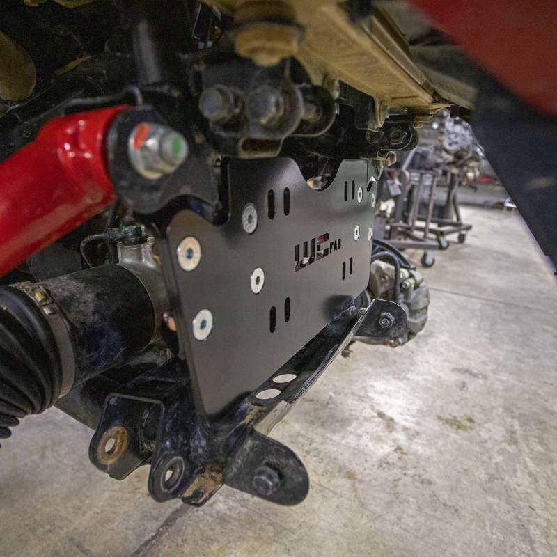 Wehrli 2019+ Honda Talon X/R Winch Mount Plate Kit - WCFab Front Bumper Winch Mounts Wehrli