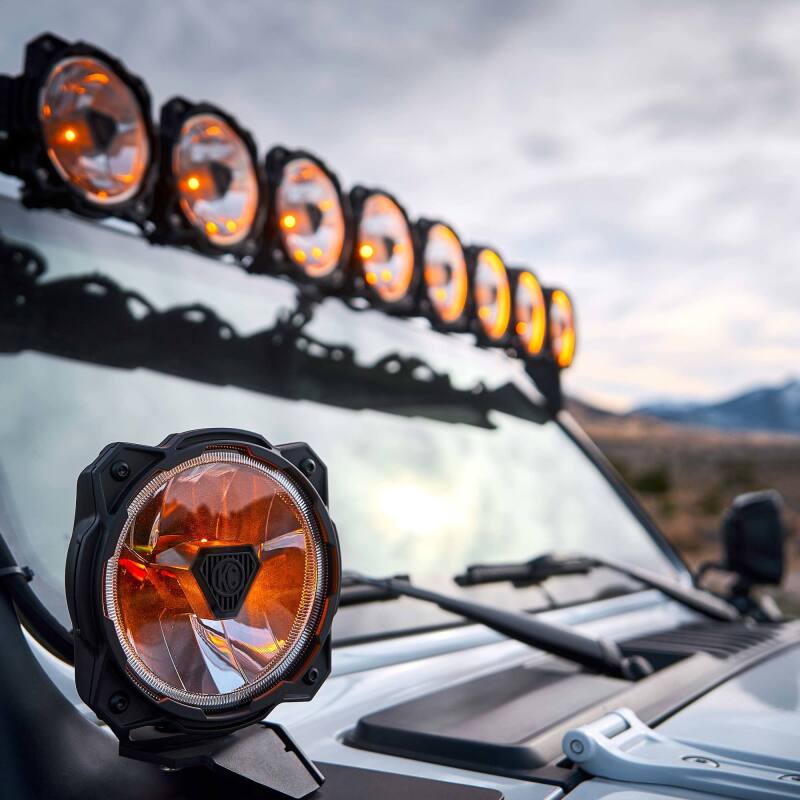 KC HiLiTES Gravity Titan LED 6in. - Pair Pack (SAE Driving Beam) Light Bars & Cubes KC HiLiTES