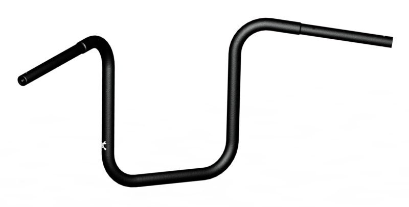 Burly Brand Ape Hanger 12in - Black Handlebars Burly Brand