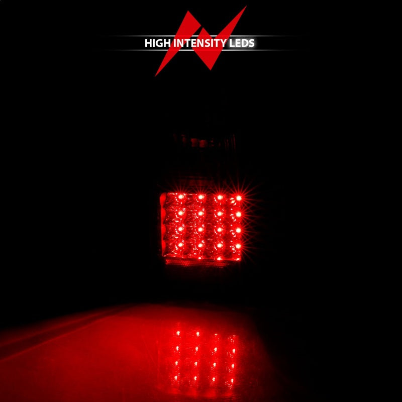 ANZO 2001-2002 Toyota 4 Runner LED Taillights Black Tail Lights ANZO