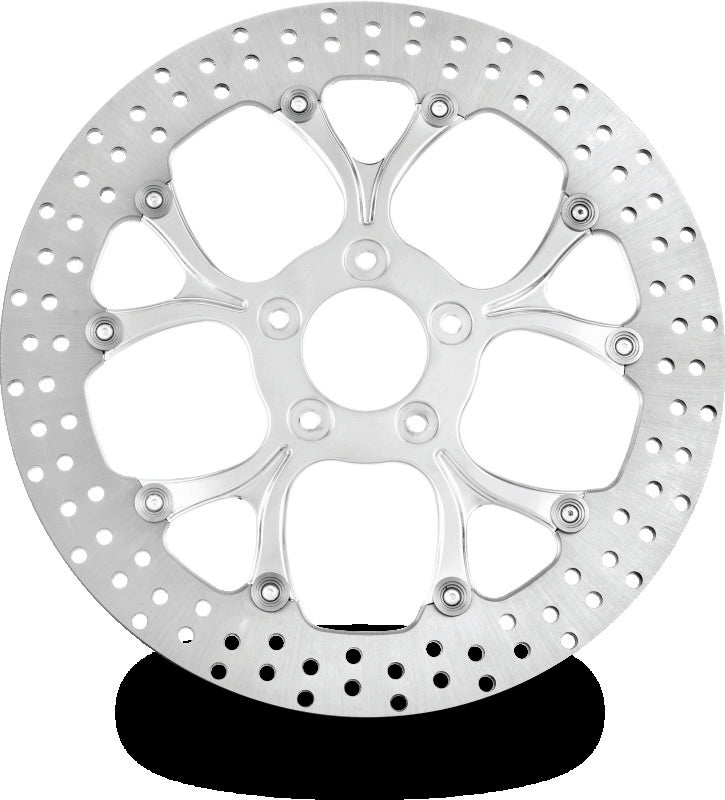 Performance Machine Disc/Carr 13x.20 Sf Galaxy Left - Polished Brake Rotors - Drilled Performance Machine