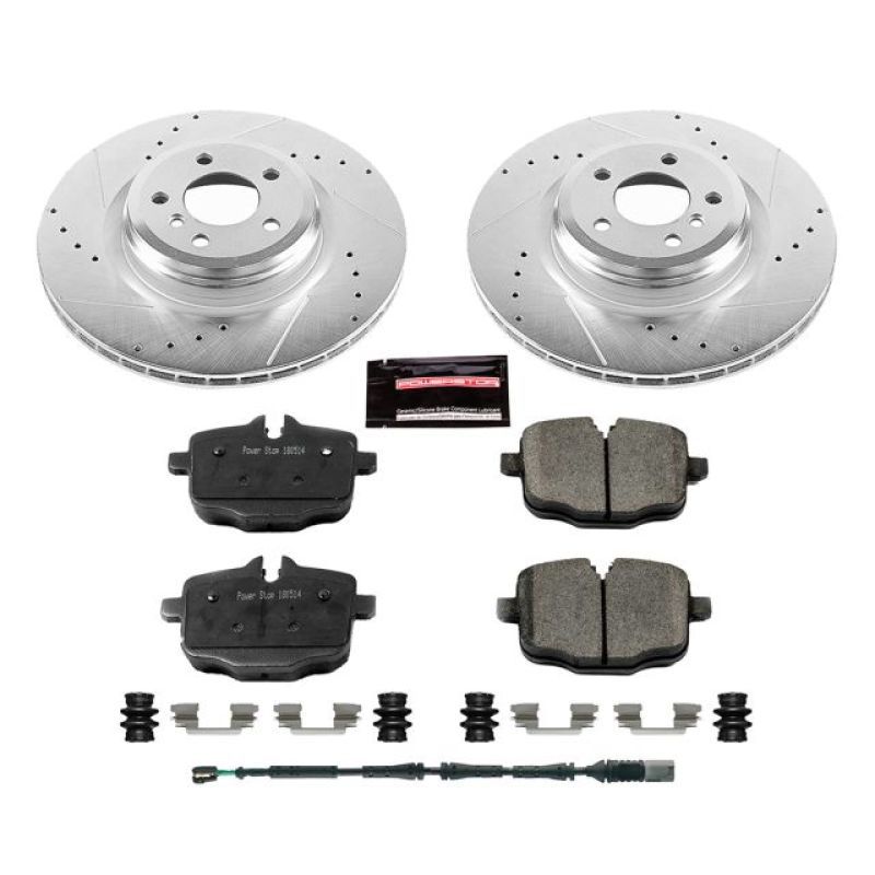 Power Stop 10-15 BMW 550i GT Rear Z23 Evolution Sport Brake Kit Brake Kits - Performance D&S PowerStop