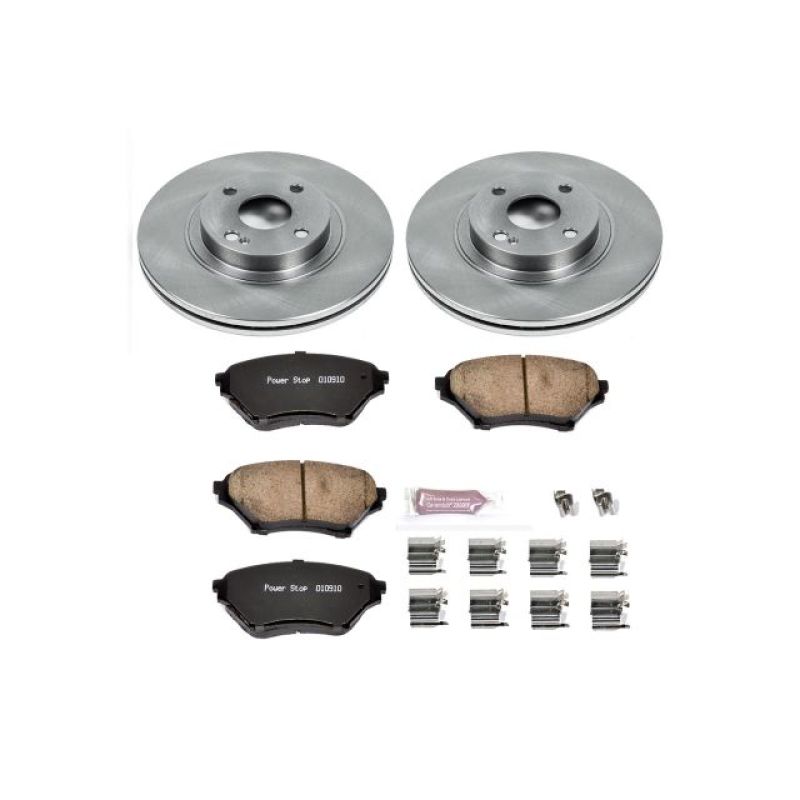 Power Stop 01-05 Mazda Miata Front Autospecialty Brake Kit Brake Kits - OE PowerStop