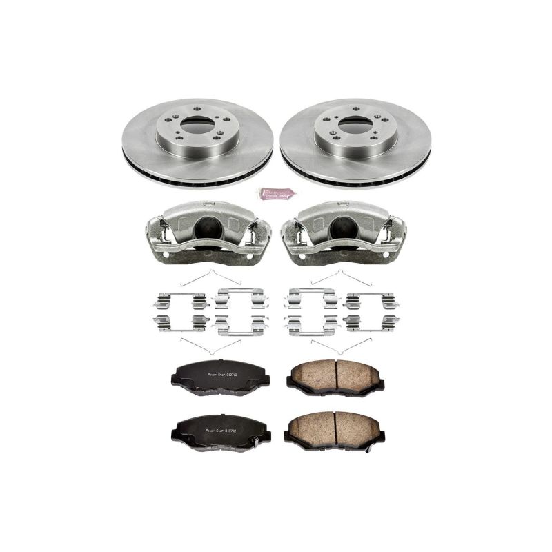 Power Stop 14-15 Acura ILX Front Autospecialty Brake Kit w/Calipers Brake Kits - OE PowerStop