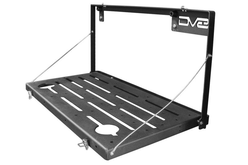 DV8 Jeep JL Tailgate Mounted Table (Trail Table) - Black Tailgate Accessories DV8 Offroad