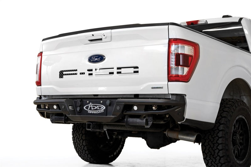 Addictive Desert Designs 21-23 Ford F-150 PRO Bolt-On Rear Bumper w/ Back-up Sensor Cutouts Bumpers - Steel Addictive Desert Designs