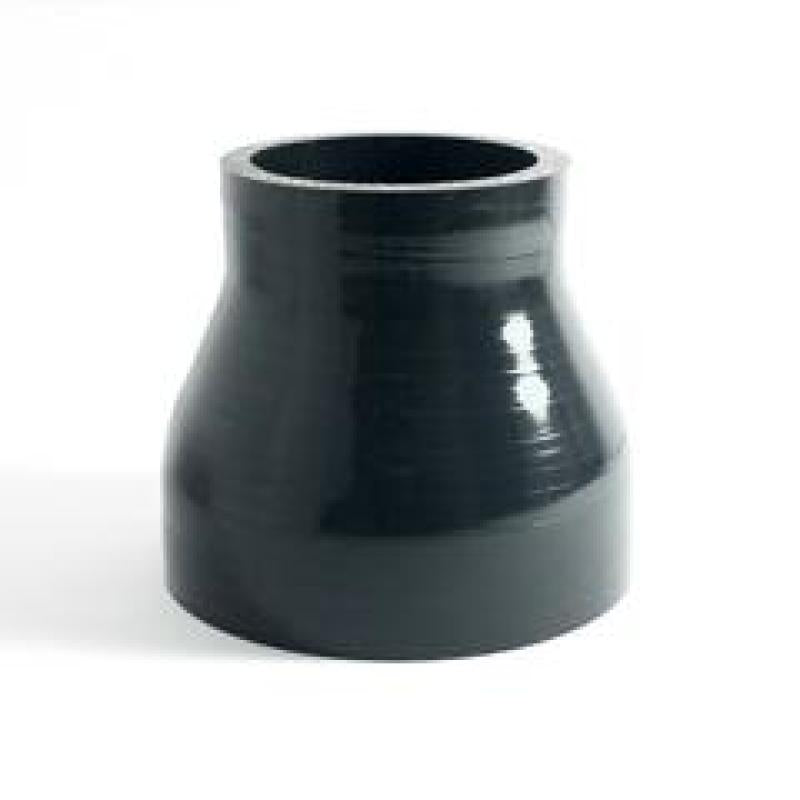 Ticon Industries 4-Ply Black 2.0in to 3.0in Silicone Reducer Silicone Couplers & Hoses Ticon