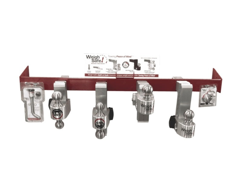 Weigh Safe End Cap POP Display Stand - Red POP Displays Weigh Safe