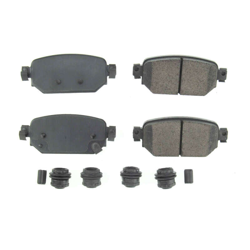 Power Stop 17-18 Mazda 3 Rear Z17 Evolution Ceramic Brake Pads w/Hardware Brake Pads - OE PowerStop