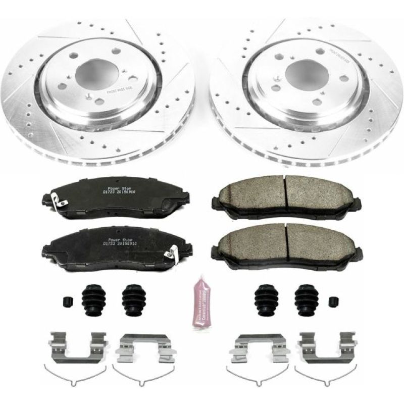 Power Stop 17-19 Acura MDX Front Z23 Evolution Sport Brake Kit Brake Kits - Performance D&S PowerStop