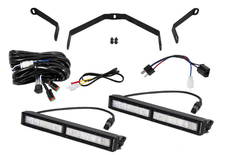 Diode Dynamics 14-21 Toyota Tundra SS12 Driving Light Kit - White Wide Light Bars & Cubes Diode Dynamics