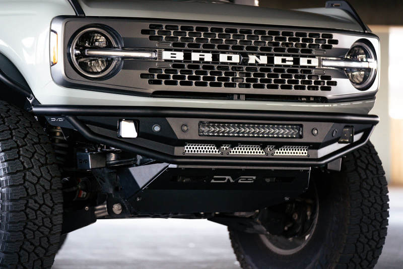 DV8 Offroad 21-22 Ford Bronco Competition Series Front Bumper Bumpers - Steel DV8 Offroad