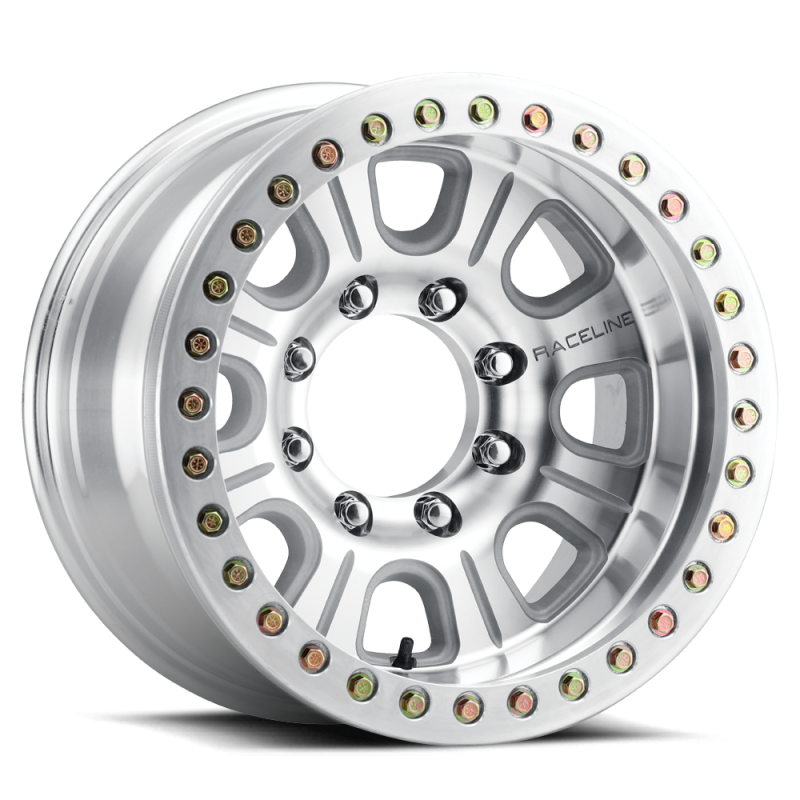 Raceline RT233 Monster 17x9.5in / 8x170 BP / -32mm Offset / 130.81mm Bore - Machined Beadlock Wheel Wheels - Cast Raceline