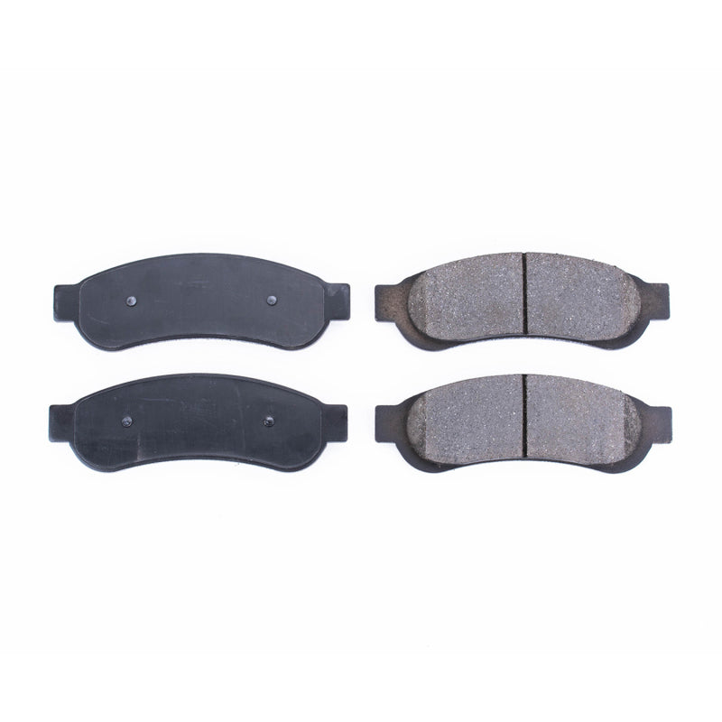 Power Stop 10-12 Ford F-250 Super Duty Rear Z16 Evolution Ceramic Brake Pads Brake Pads - OE PowerStop