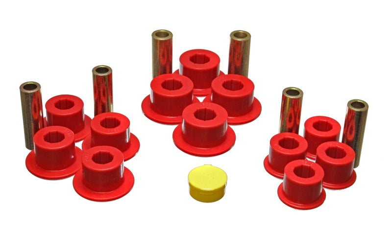Energy Suspension Chevy Rear Leaf Spring Set - Red Bushing Kits Energy Suspension