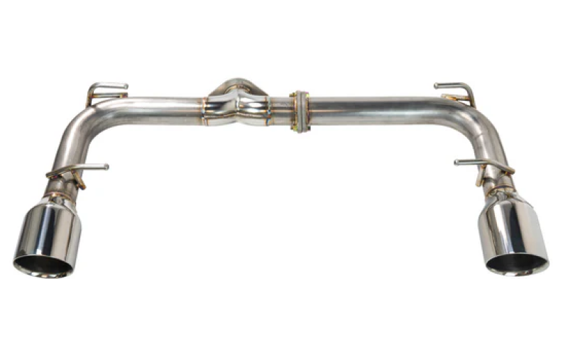 Remark 2022+ Subaru BRZ/Toyota GR86 Axle Back Exhaust w/Stainless Steel Double Wall Tip Axle Back Remark