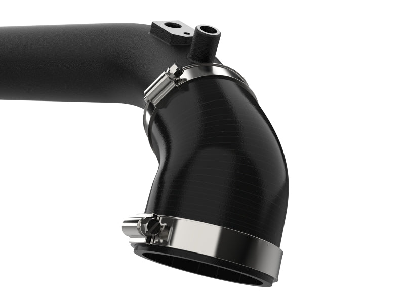 aFe 2024+ Jeep Wrangler JL L4-2.0L (t) BladeRunner 2-1/2in Aluminum Hot Charge Pipe - Black Intercoolers aFe