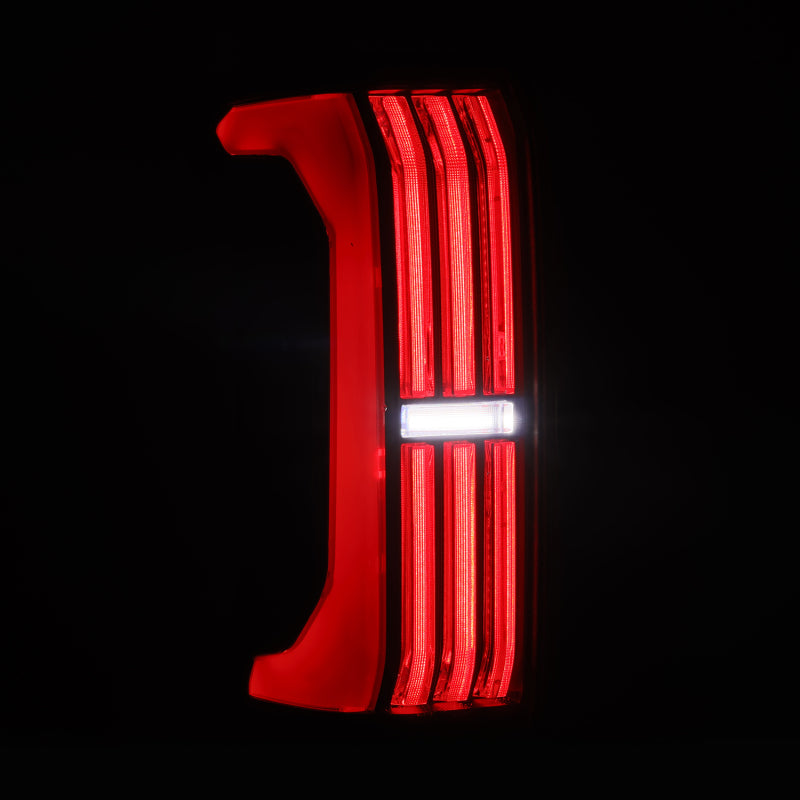 AlphaRex 24-25 Toyota Tacoma NOVA-Series LED Prismatic Tail Lights - Alpha-Black Tail Lights AlphaRex