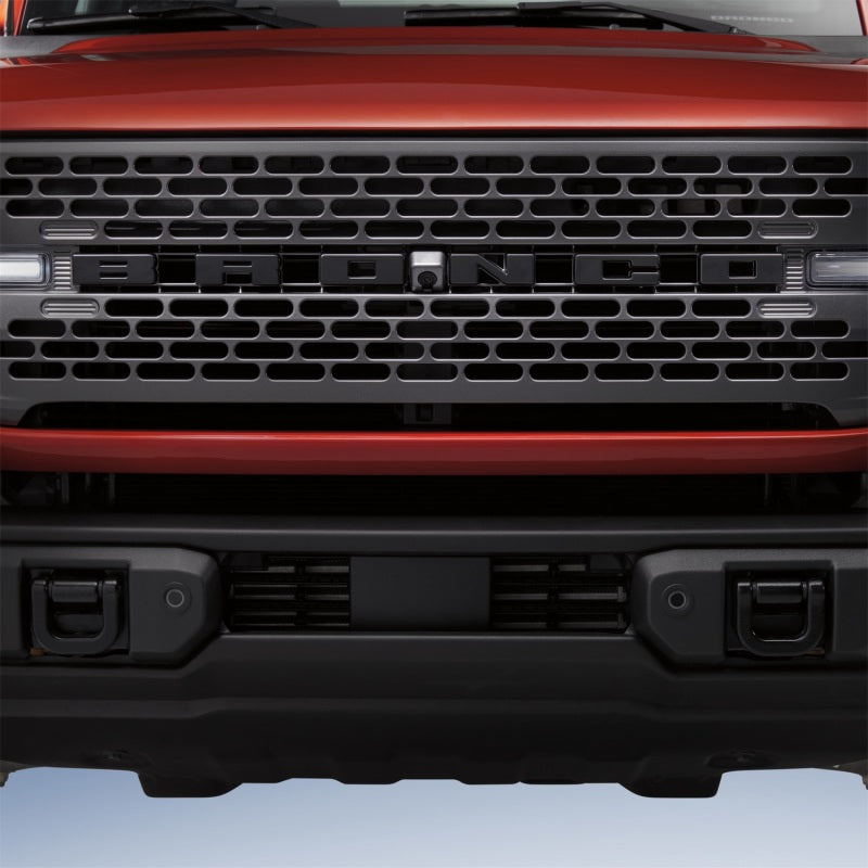 Ford Racing 2021+ Bronco Grille Lettering Overlay Kit - Black Other Body Components Ford Racing