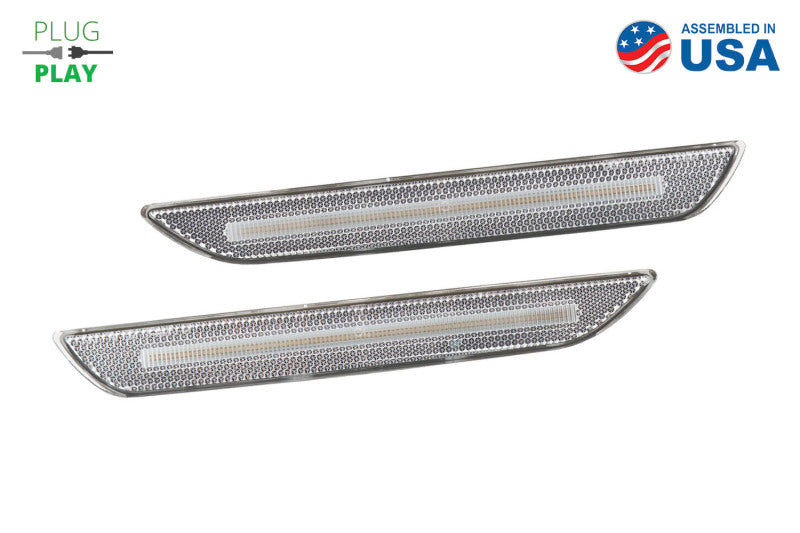 Diode Dynamics 15-21 EU/AU Ford Mustang LED Sidemarkers Clear (Pair) Light Accessories and Wiring Diode Dynamics