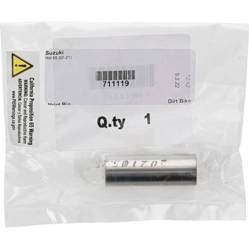 Vertex Pistons 03-24 85 SX/13-24 85 SX BW Wrist Pin - 40mm Length Piston Pins Vertex Pistons