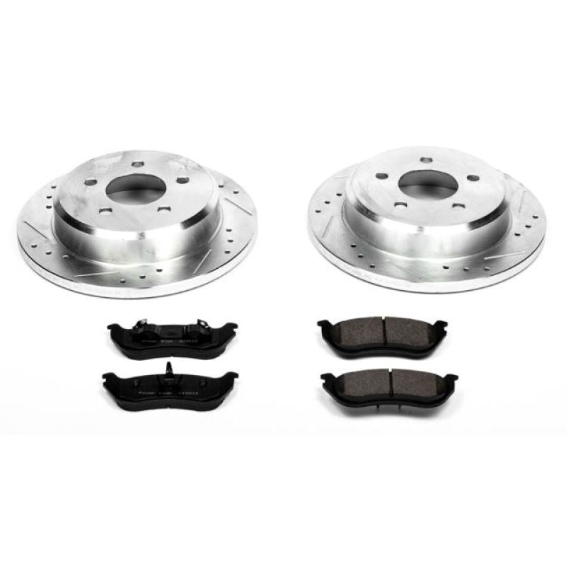 Power Stop 96-02 Ford Crown Victoria Rear Z23 Evolution Sport Brake Kit Brake Kits - Performance D&S PowerStop