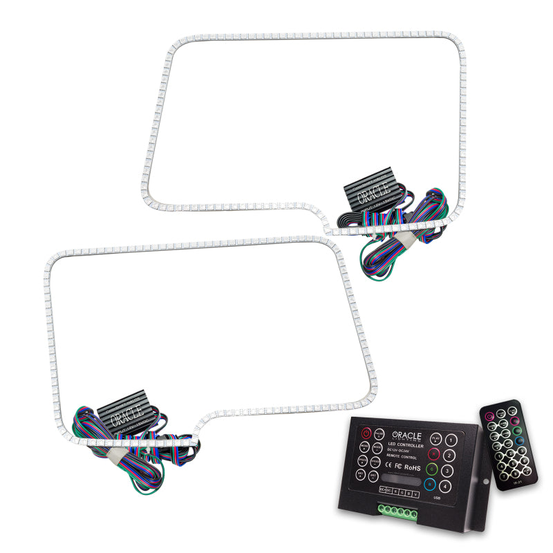 Oracle Ford F-150/Raptor 09-14 Halo Kit - ColorSHIFT w/ 2.0 Controller Headlights ORACLE Lighting