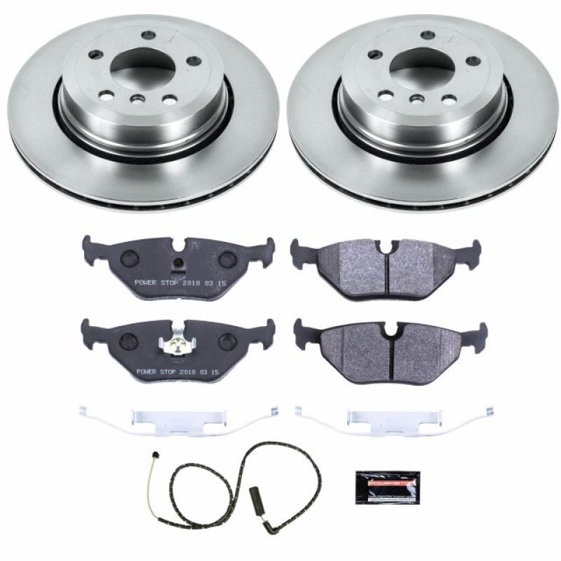 Power Stop 04-10 BMW X3 Rear Track Day SPEC Brake Kit Brake Kits - Performance Blank PowerStop