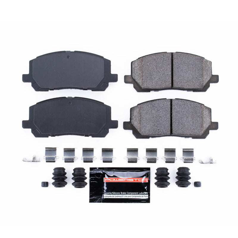 Power Stop 01-07 Toyota Highlander Front Z23 Evolution Sport Brake Pads w/Hardware Brake Pads - Performance PowerStop