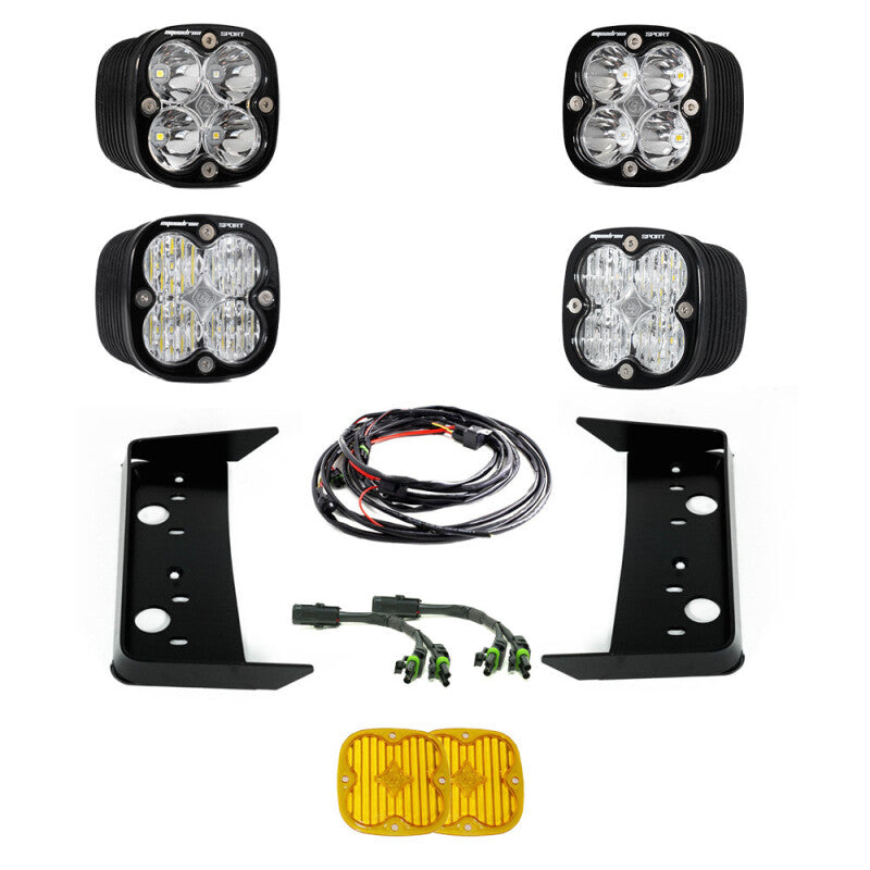 Baja Designs 2022 Toyota Tundra Squadron Sport Vent Light Mount Kit Light Mounts Baja Designs