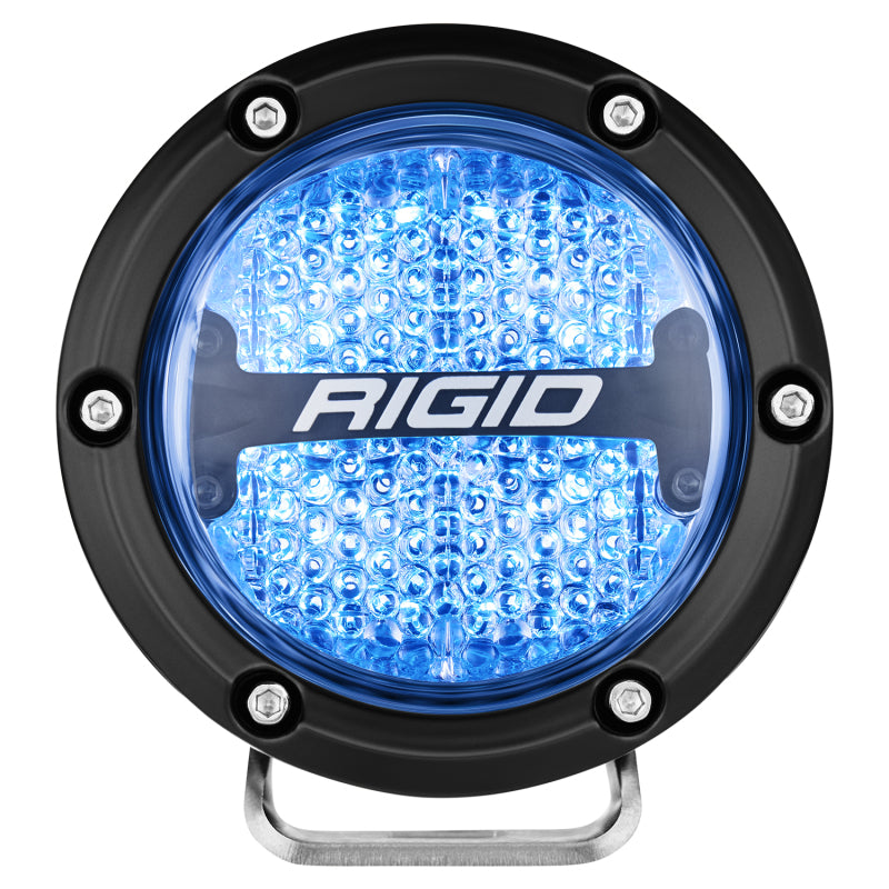 Rigid Industries 360-Series 4in LED Off-Road Diffused Beam - RGBW Backlight (Pair) Light Bars & Cubes Rigid Industries