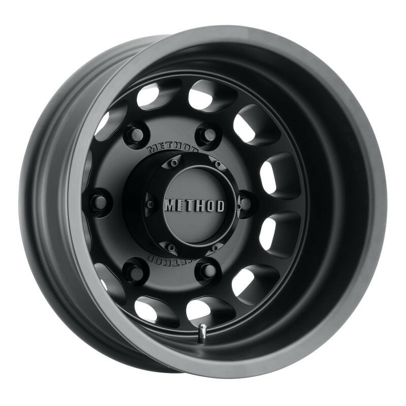 Method MR901 - REAR 16x5.5 -138mm Offset 6x205 161.04mm CB Matte Black Wheel Wheels - Cast Method Wheels