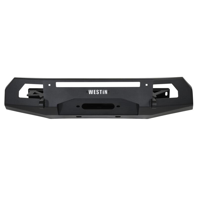 Westin 16-23 Toyota Tacoma Pro-Series Mid Width Front Bumper - Textured Black Bumpers - Steel Westin