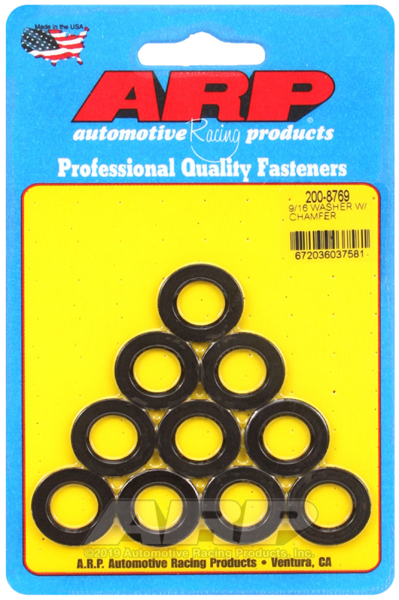 ARP 9/16 ID 1.00 OD Chamfer Washers (10 pack) Hardware Kits - Other ARP