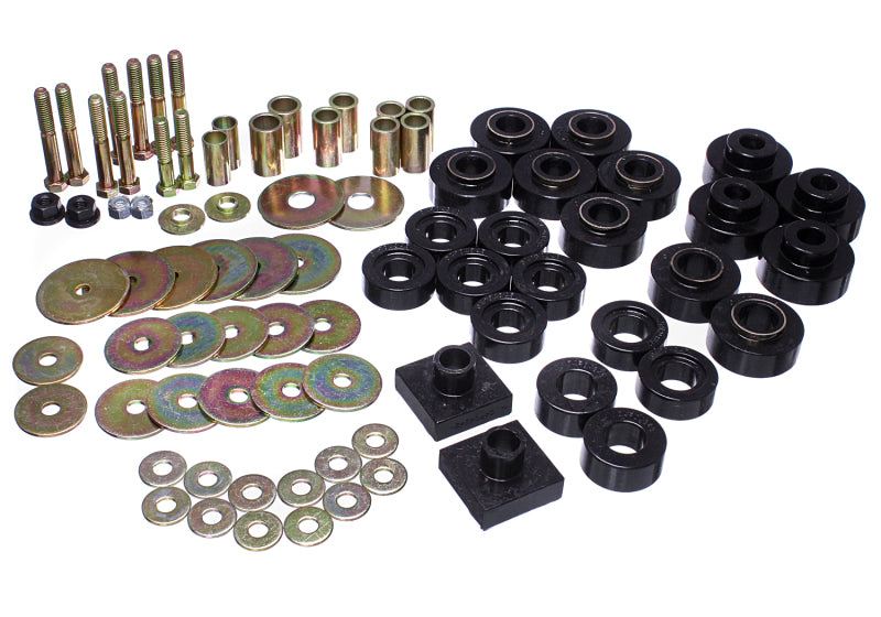 Energy Suspension 68-72 Oldsmobile Cutlass Black Body Mount Set Bushing Kits Energy Suspension