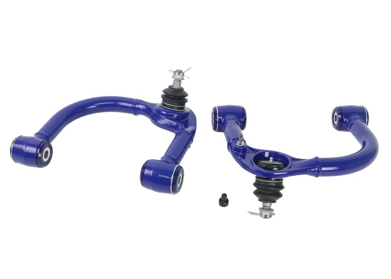 SuperPro 03-23 Toyota 4Runner / 10-23 Lexus GX460 Fixed Offset Front Upper Control Arm Set Control Arms Superpro
