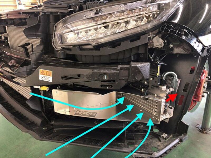 HKS S-Type O/C KIT FK8 CIVIC TYPE-R BLK Oil Coolers HKS