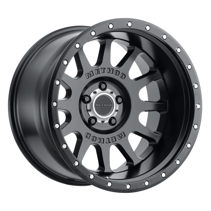 Method MR605 NV 20x10 -24mm Offset 5x5.5 108mm CB Matte Black Wheel Wheels - Cast Method Wheels
