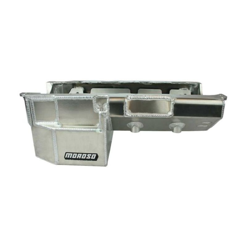 Moroso BBC Gen VI Double Power Kick Outs Motor Mount Notch 8in Deep Oil Pan Oil Pans Moroso
