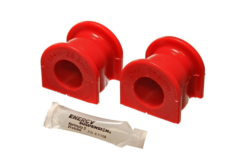 Energy Suspension 00-09 Honda S2000 Red 27.2mm Front Sway Bar Bushing Set Bushing Kits Energy Suspension