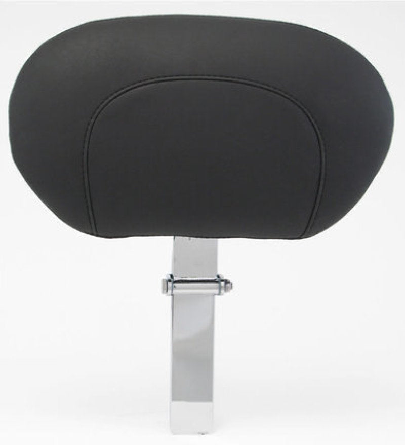 Mustang 08-21 Harley Electra Glide,Rd Glide,Rd King,Str Glide Tour Driver Backrest Blk Studs - Black Backrests Mustang Motorcycle