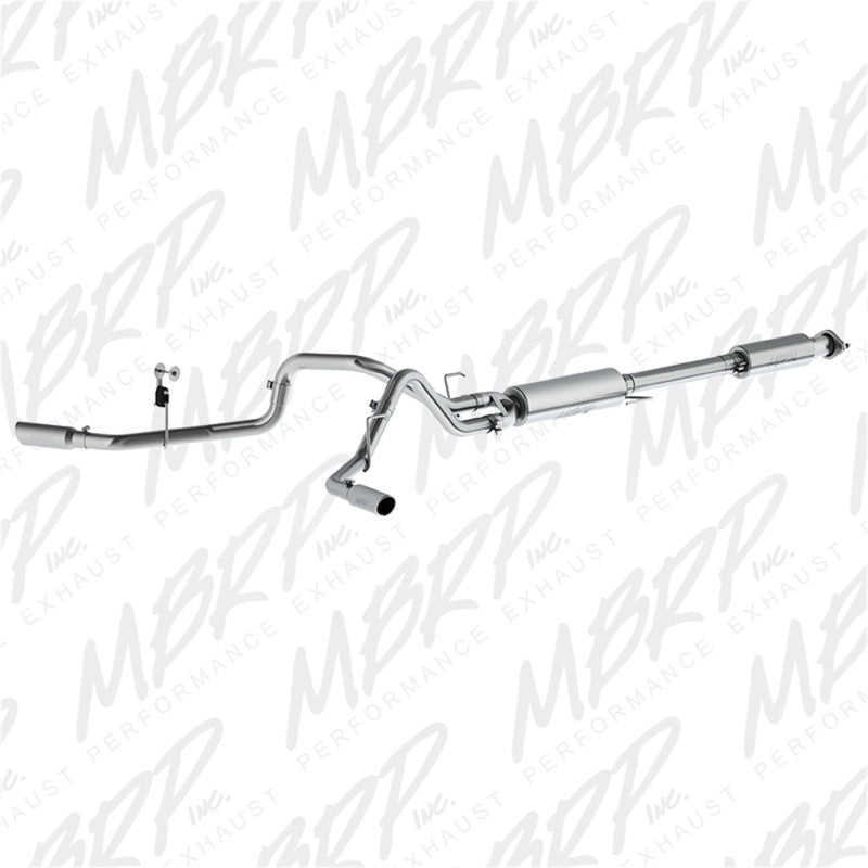 MBRP 2015 Ford F-150 5.0L 3in Cat Back Dual Split Side Exit T409 Exhaust System Catback MBRP