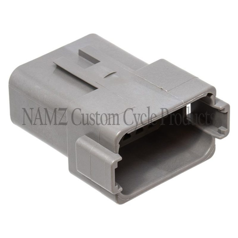 NAMZ Deutsch DT Series 12-Wire Receptacle & Wedgelock - Gray (HD 72129-94GY) Wiring Connectors NAMZ