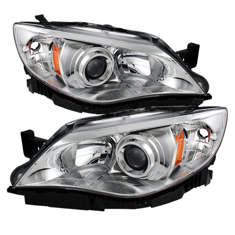 xTune Subaru Impreza Wrx 08-14 Halogen Models Only Headlights Chrome HD-JH-SI08-AM-C Headlights SPYDER