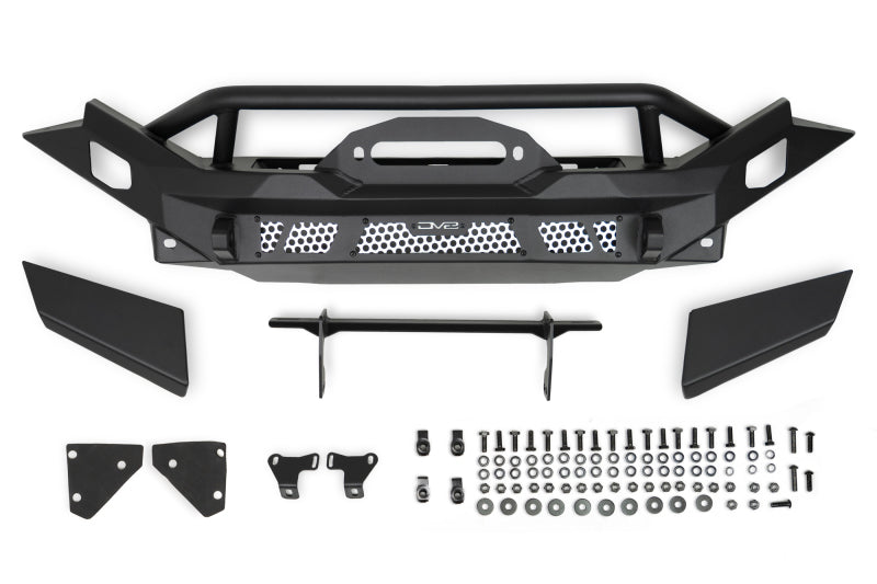 DV8 Offroad 07-18 Jeep Wrangler JK / 18-23 Wrangler JL / 20-23 Gladiator JT MTO Series Front Bumper Bumpers - Steel DV8 Offroad